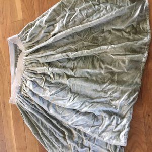 GIRLS POOF VELVET SKIRT